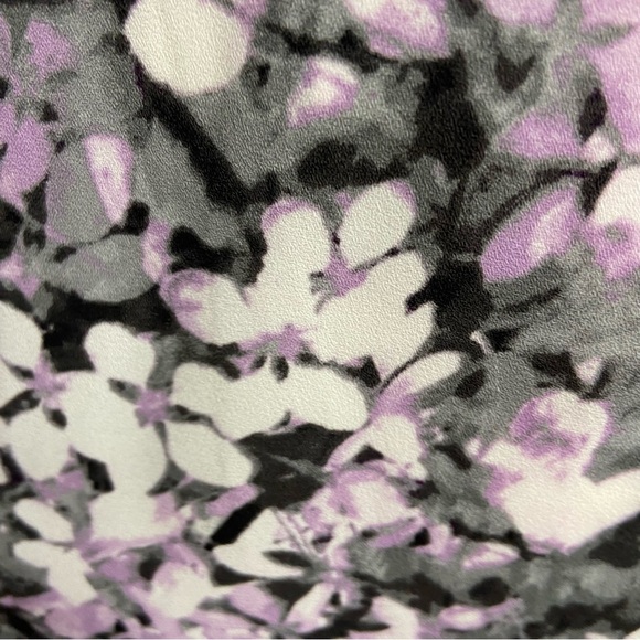 White House Black Market Sleeveless V-Neck Sundress Size 10 Pink Black casual - Picture 8 of 11